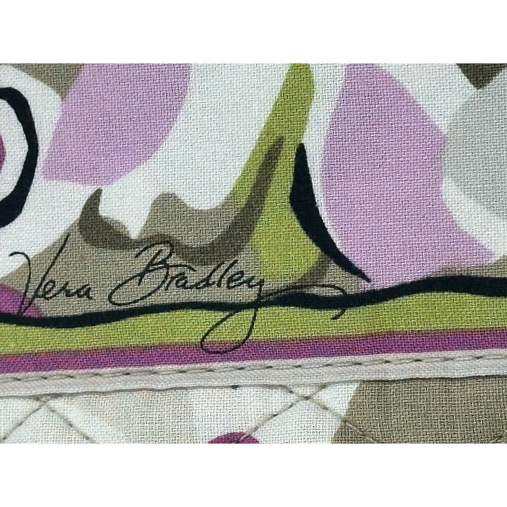 Vera Bradley Priscilla Pink Purse, Frame Bag, Soft Pink White Magnetic, Retired - Picture 11 of 16